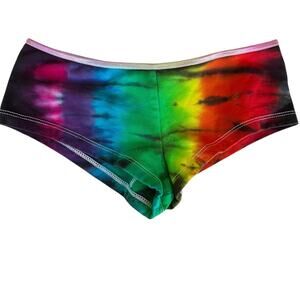 Womens Undies Size Small Rainbow Tie Dye